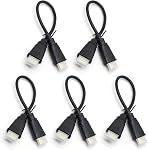 5-Pack 4K Ultra Haute vitesse HDMI Câble, 0.25m HDMI Un Jumper, OD 5.0mm