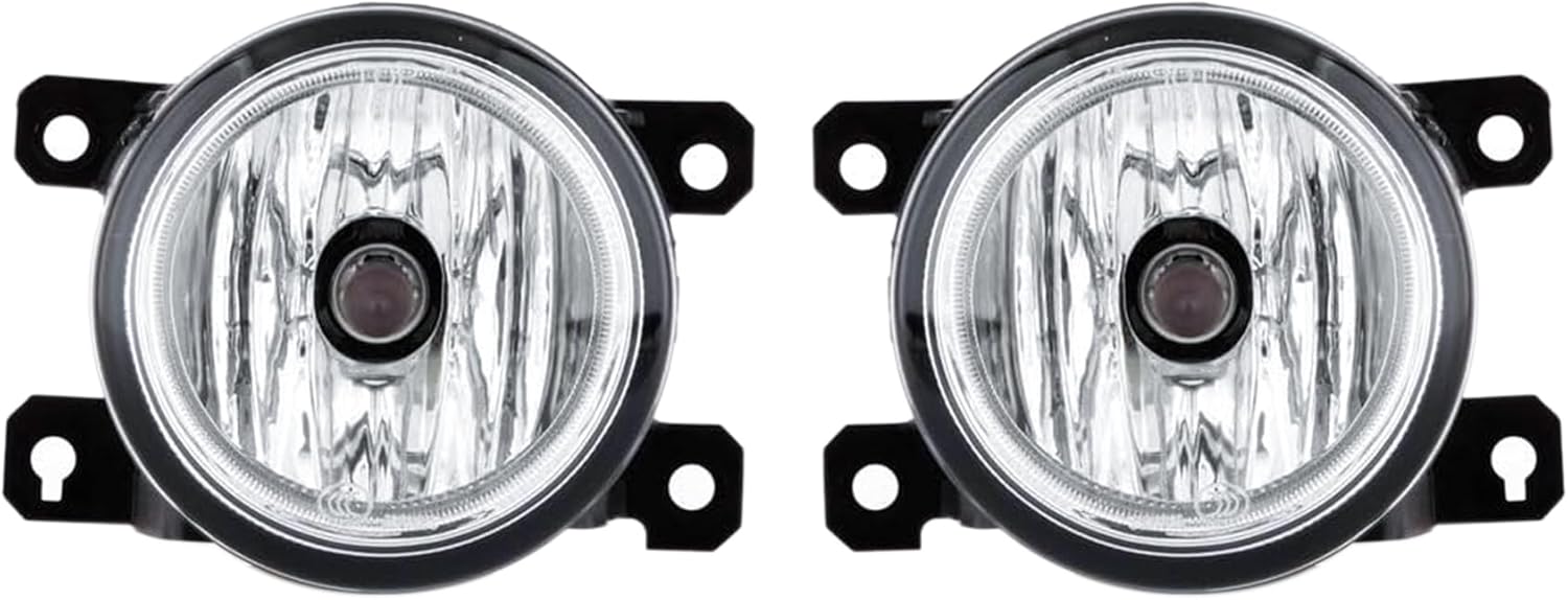 Fog Lamps Replacement for Honda Odyssey 2018-2020 Bumper Fog Lights Lamps & Bezel Set Left and Right Side