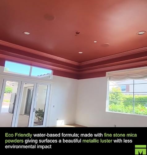 Miniatura 9 de Meoded Paint & Plaster  Pintura Metálica Zafiro  Interior y Exterior  Pintura Metálica a Base de Agua