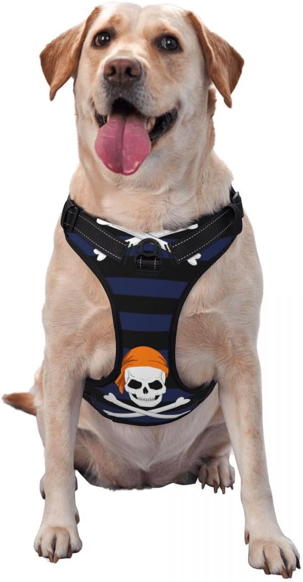 Dog Chest Harness with Rope for Small Medium and Large Dogs, pet Undershirt with Cute Pattern for Outdoor Walking with Pets (M)