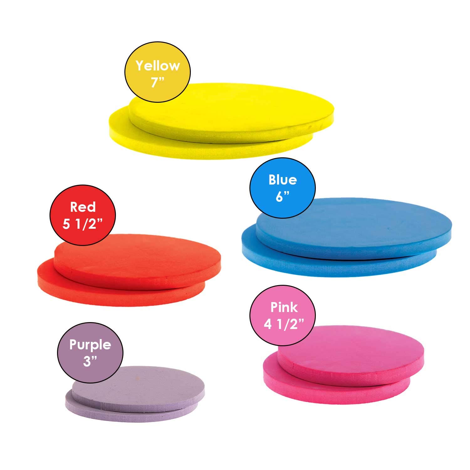 Hoof Soaking Boot EVA Sole Insert - to be Used with The Hoof Sock – Hoof Treatment for Horses, Helps Relieve Pain in Soles and Extend Life of Hoof Sock - (1 Pair of Sole Inserts 3" Purple)