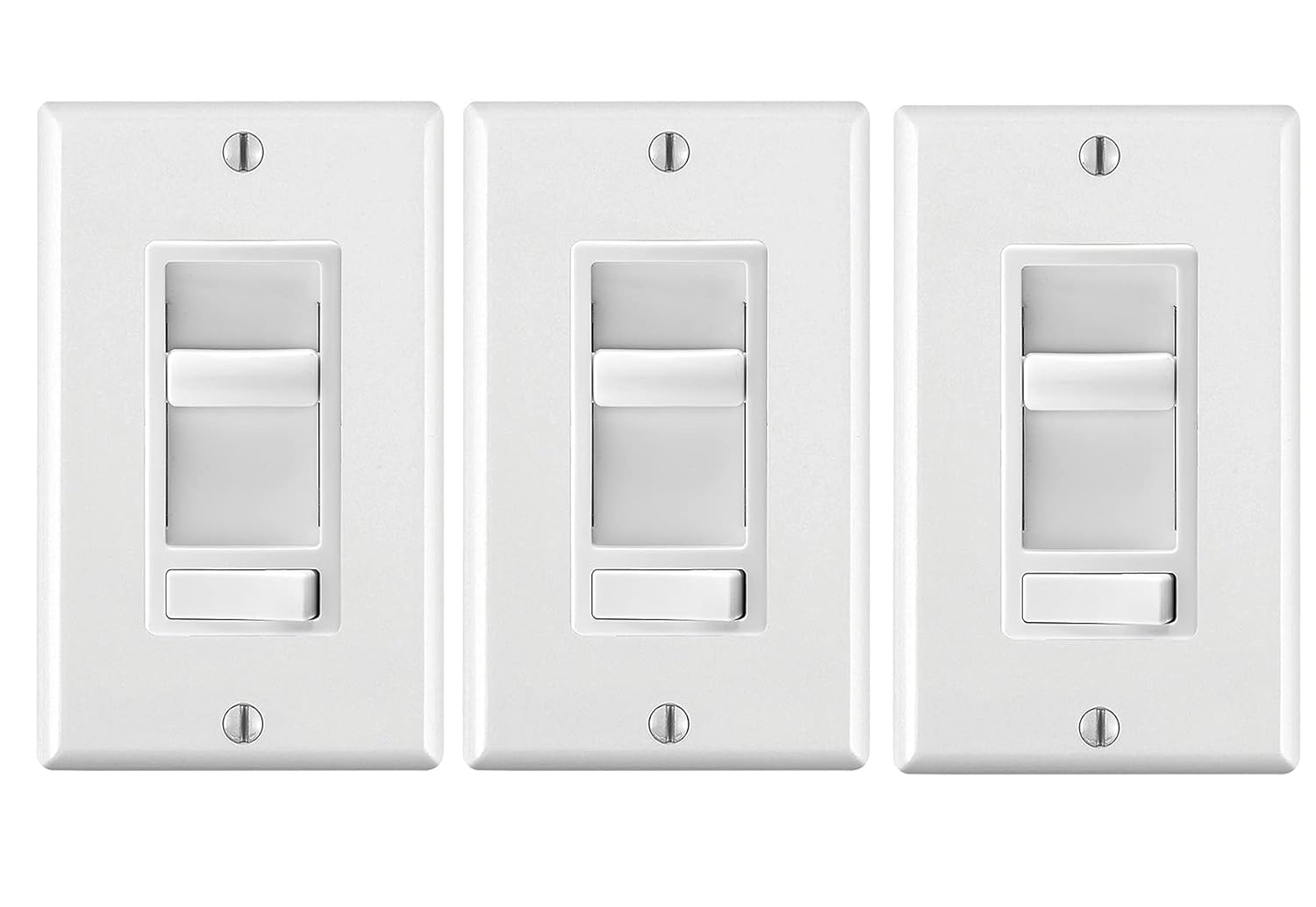 Leviton 066743PK SureSlide Universal Slide Dimmer With Preset in White