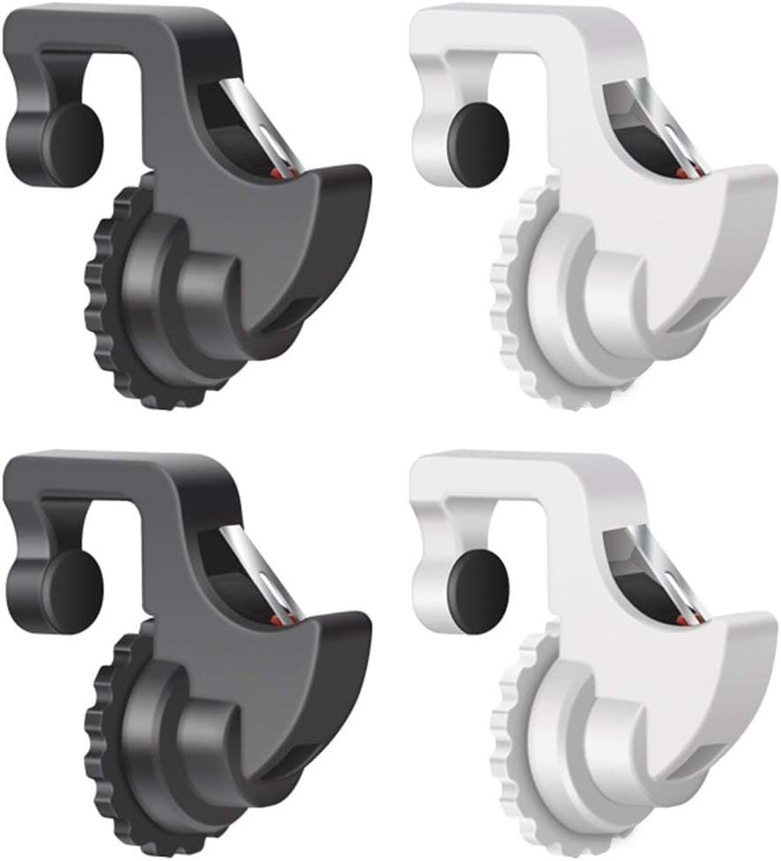 Attemailmn Fortnite Pubg Mobile Controller, Cellphone Game Trigger, Sensitive Shoot and Aim Trigger Fire Buttons L1R1 for Fortnite/PUBG Mobile/Knives Out/Rules of Survival[New Version] (4 Triggers)