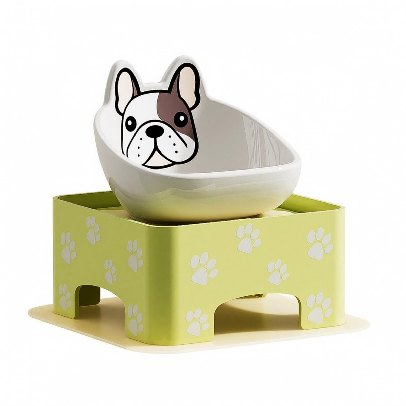 Soporte para Comida Incluye Plato | Ángulo Ajustable, Comero con Soporte, recipientes soportados, para Interiores, s