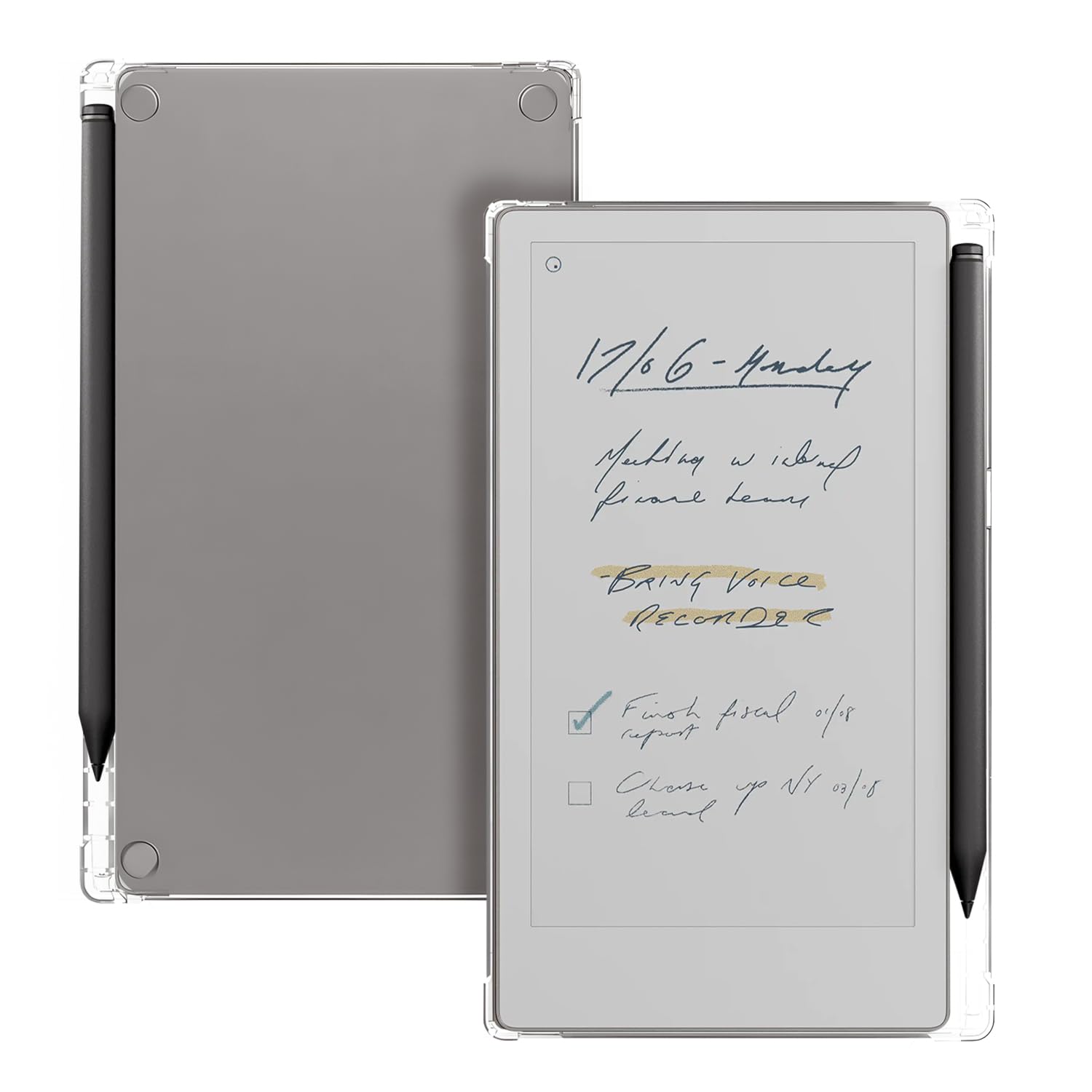 Case Cover for Remarkable Paper Pro Move Tablet 7.3 inch Clear