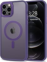 Vista 162 de Anuck - Funda magnética para iPhone 11 compatible con MagSafe, carcasa trasera mate translúcida dura, borde de TPU, delgada, resistente a impactos