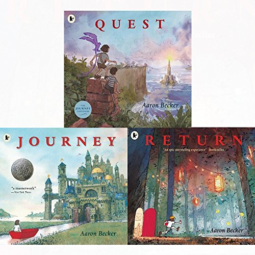 Conjunto de colección de 3 libros de la trilogía de viaje de aaron becker