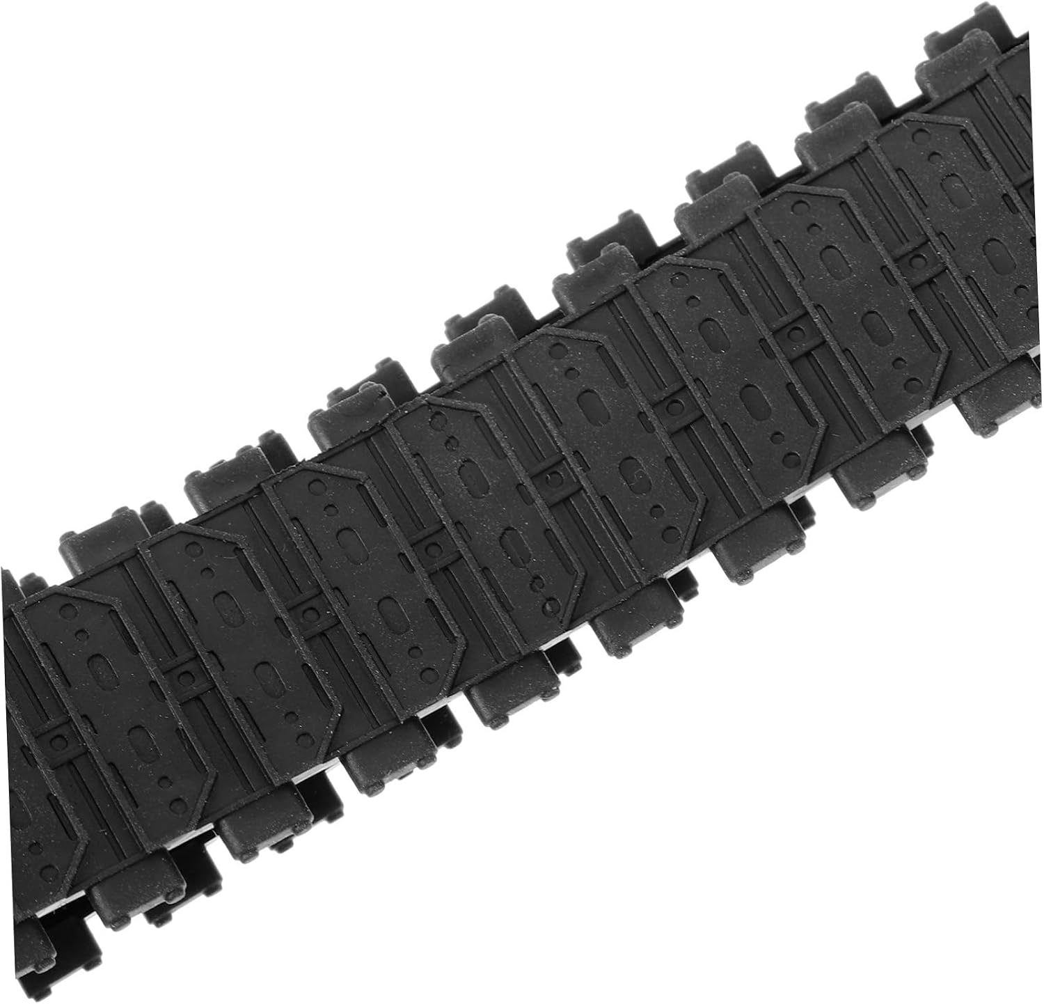 KOMBIUDA 2pcs Rubber Tank Tracks for DIY Robot Models Long Wide Easy Installation Great Grip for Various Terrains Enhances Creativity and Problem-Solving Skills