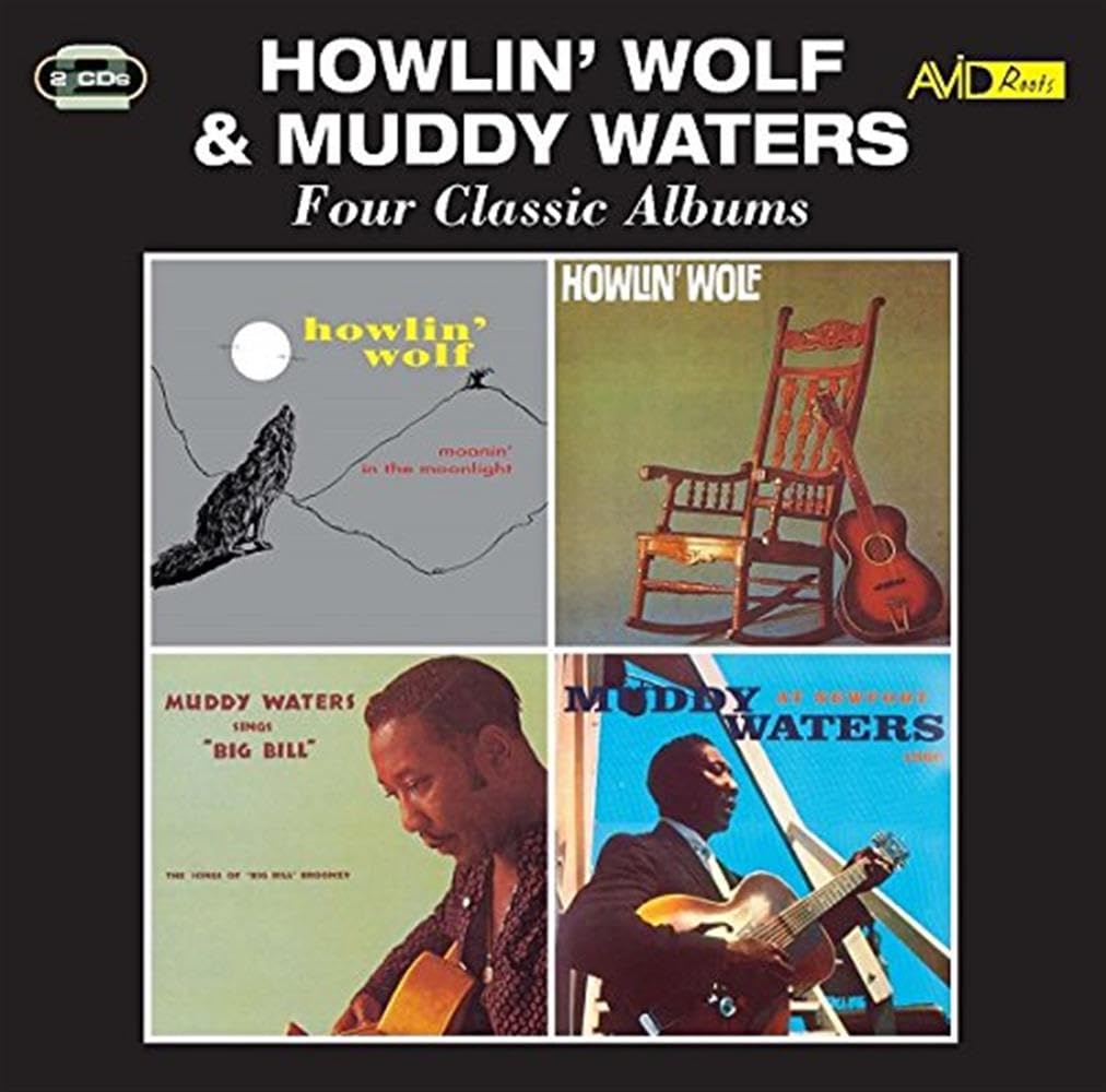 Howlin Wolf / Muddy Waters Four Classic Albums CD New 5022810709824