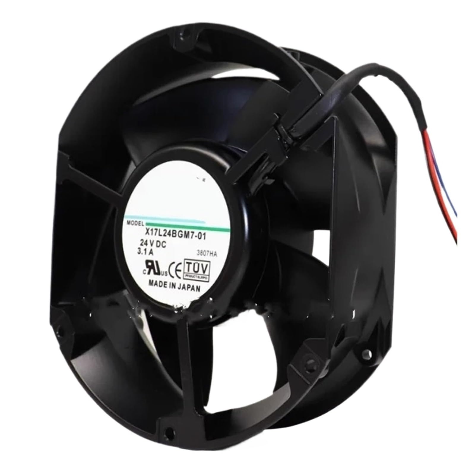 Ventilateur X17L24BGM7-01 J12 24V extracteur air pour armoire électrique industrielle
