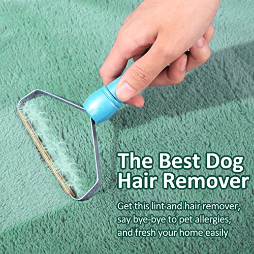 Dog Hair Remover, Grepol-V Lint Shaver Cleaner Pro, Reusable Fabric Shaver Pet Hair Removal Tool For Couch Carpets Clothes Furniture, Durable Manual Carpet Scraper #TOP4