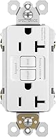 Vista 1 de Legrand Radiant 2097TRW3PKCC4 20 Amp GFCI Auto Test Resistente a Manipulaciones Decorador Dúplex Salida Duplex, Blanco (Paquete de 3)