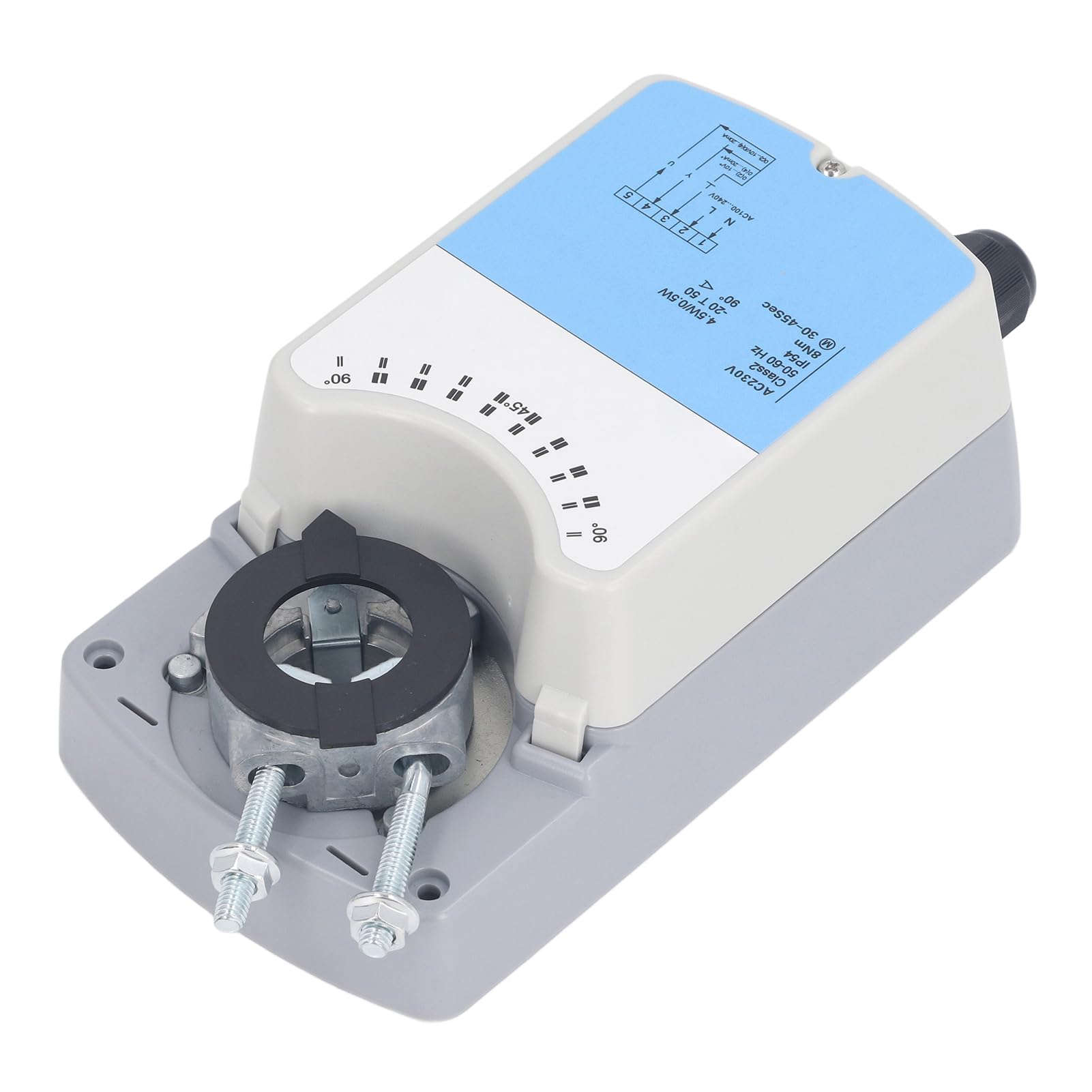 Actuador de Válvula de Ventilación Actuador de Válvula Motor sin Escobillas Controlador de Angular LFZ‑08230‑M de Construcción AC230V