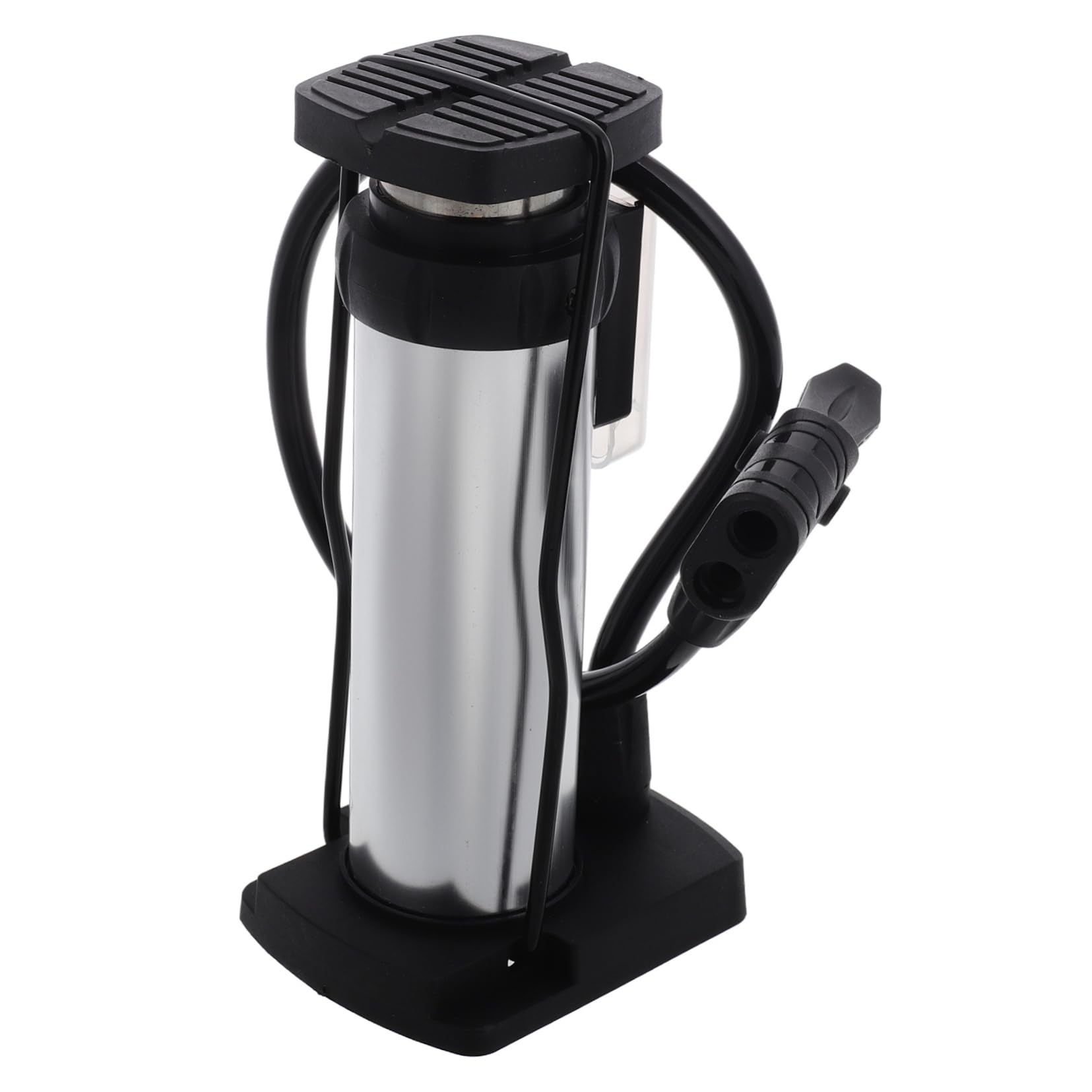Mikinona High Pressure Foot Pump Portable Bike Inflator for Quick Inflation Lightweight Design for Car Motorcycle and Home Use Efficient Pedal Operation Compact and Versatile