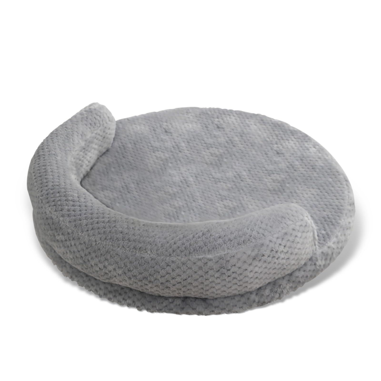 Cama ortopédica para perros pequeños, sofá cama lavable para mascotas, cama de espuma de apoyo para mascotas con parte inferior antideslizante, 23.6 x 4.7 x 1.5 pulgadas, gris plateado