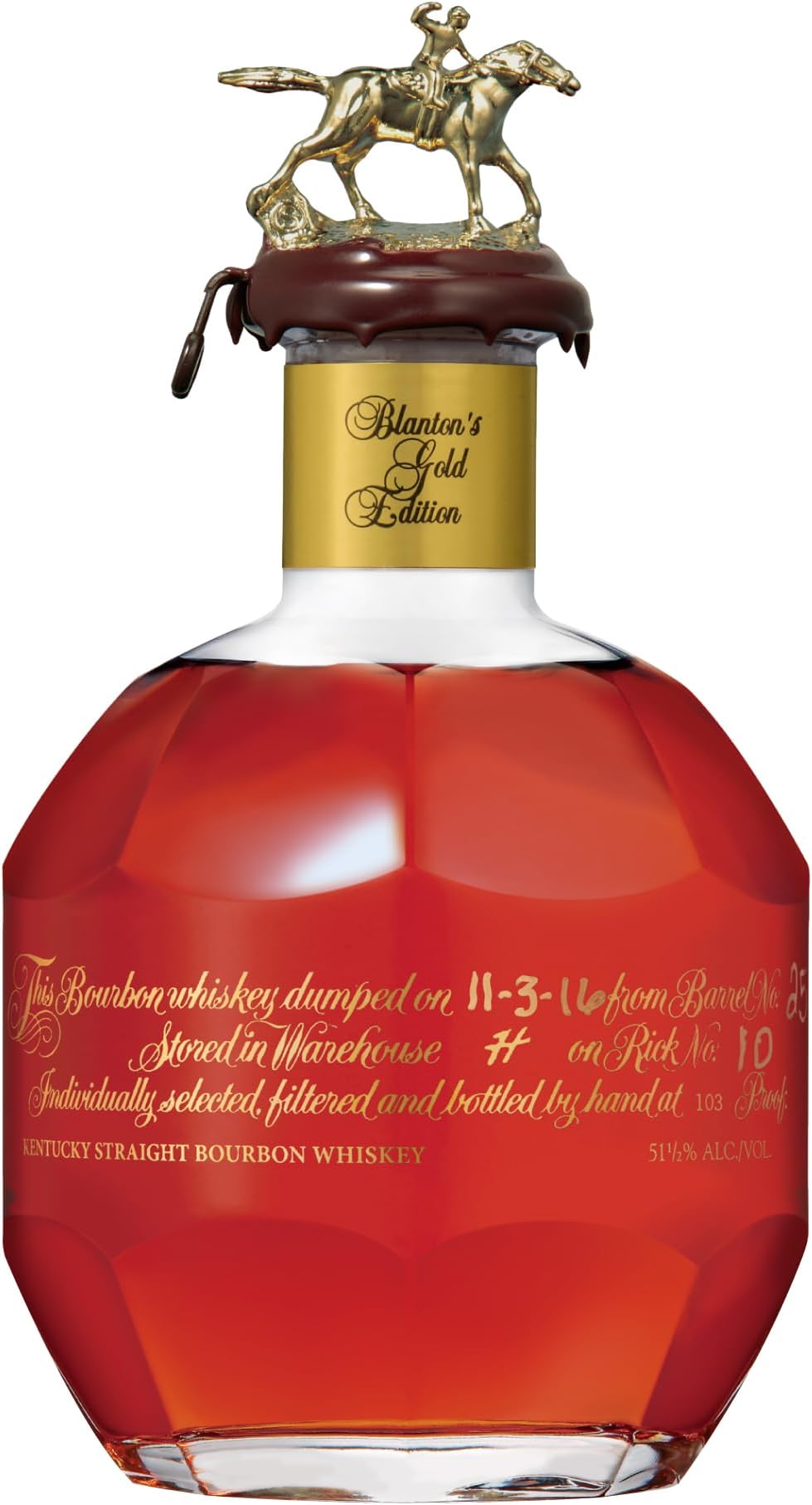 Blanton's Gold Edition Single Barrel Bourbon Whiskey 70 cl