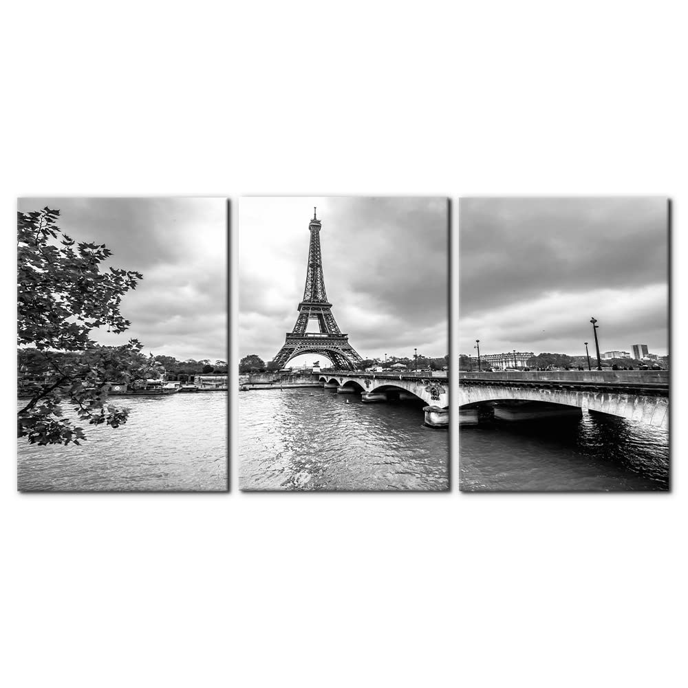 Pacimo Paris Cityscape Canvas Wall Art