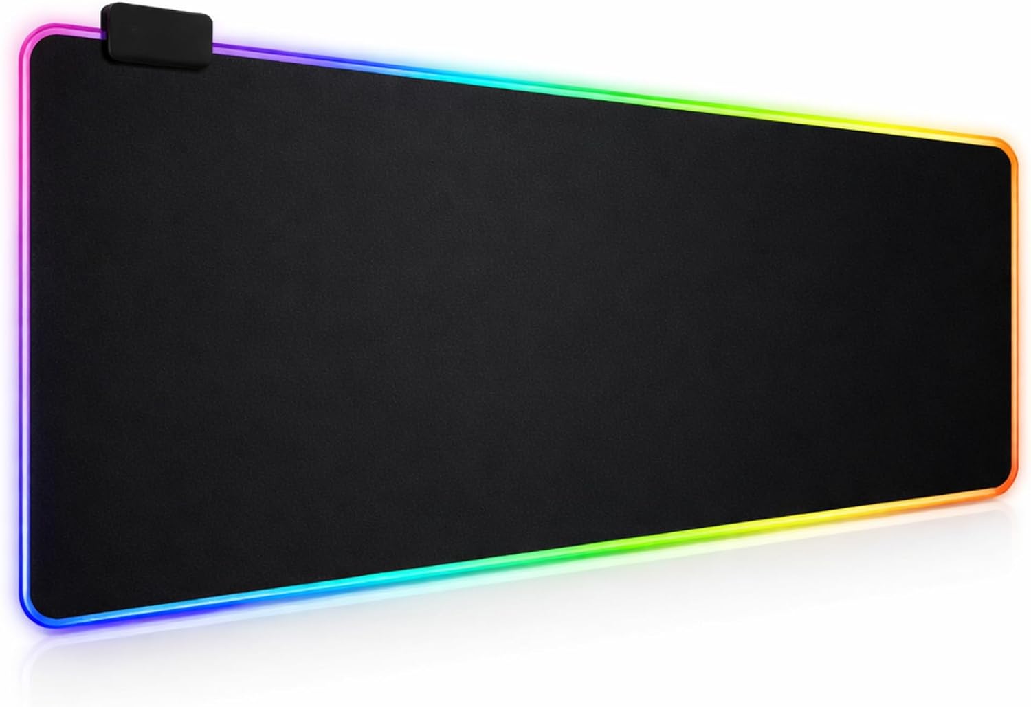 Mouse Pad Gamer RGB, 80x30cm Impermeável Antiderrapante com 13 Modos de Luz