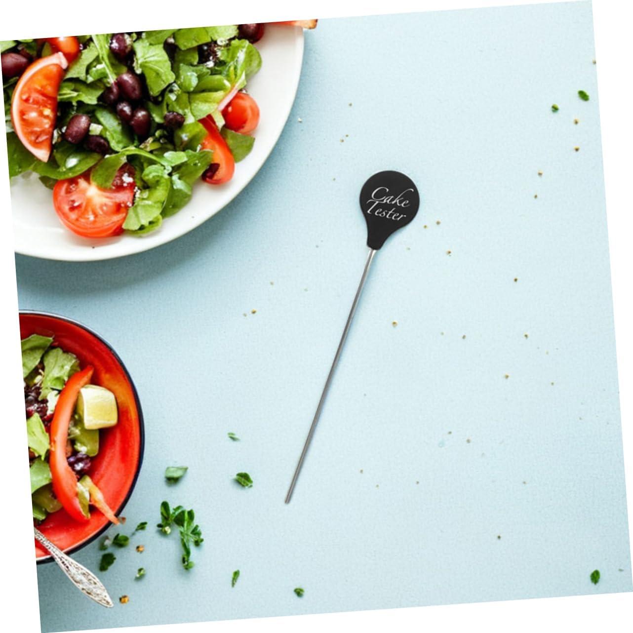 3Pcs Metal Cake Tester Set Stainless Steel Cake Testing Sticks for Accurate Doneness Measurement Reusable Baking Needles for Home Bakery Use Essential Kitchen Tools for All