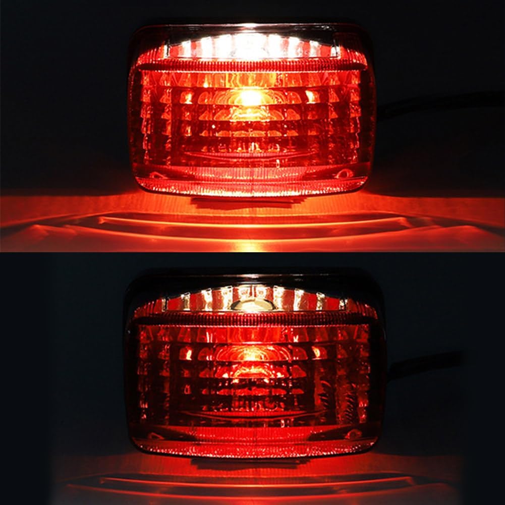 FSFY 5KM-84710-01-00 Taillights Rear Brake Lamps Stop Tail Light Plastic Red Motorcycle for Yamaha 700 1RBD YXR7FHD YXR7FSPD BIG BEAR YFM40FBHW