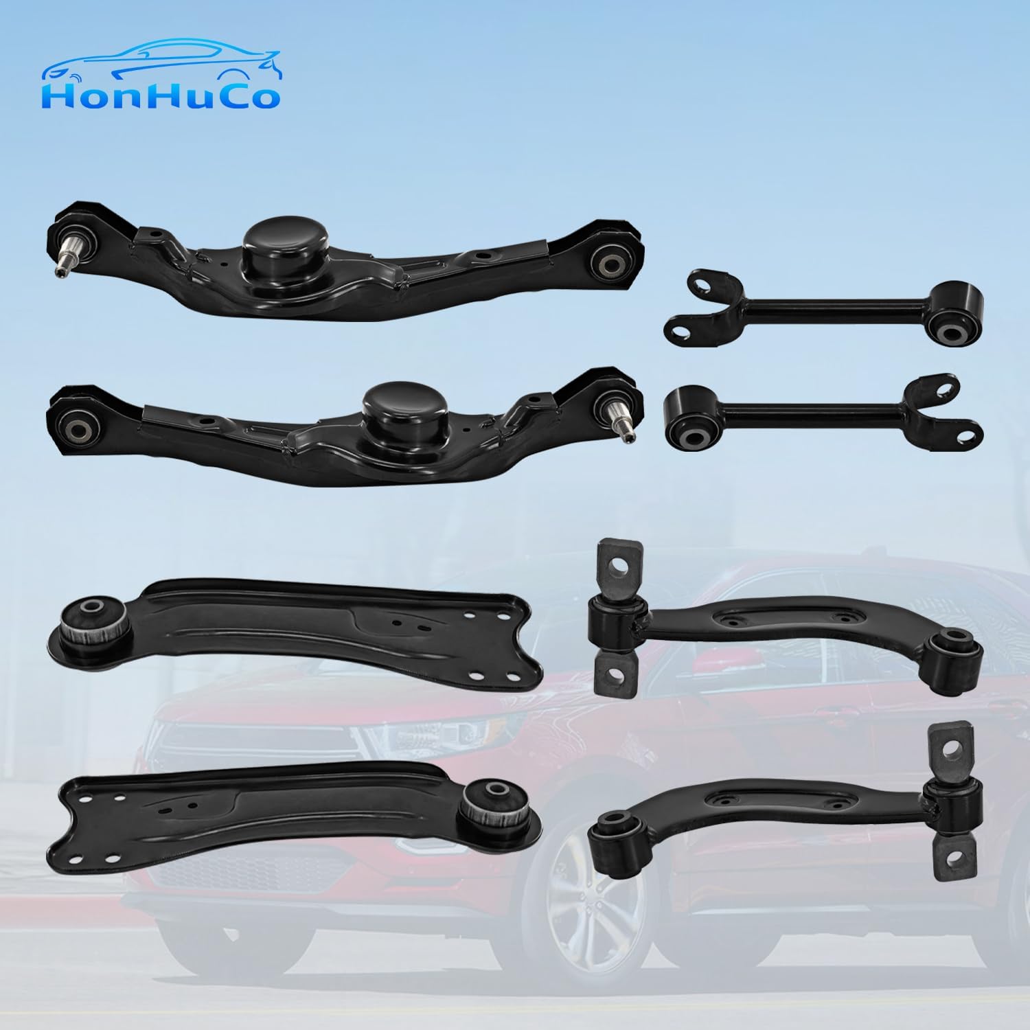 Rear Upper & Lower Control Arm Kit Fits For Ford Edge 2011-2015 for Lincoln MKX 2011-2015 w/Ball Joints Replace# CMS401140 CMS401141 CMS401244