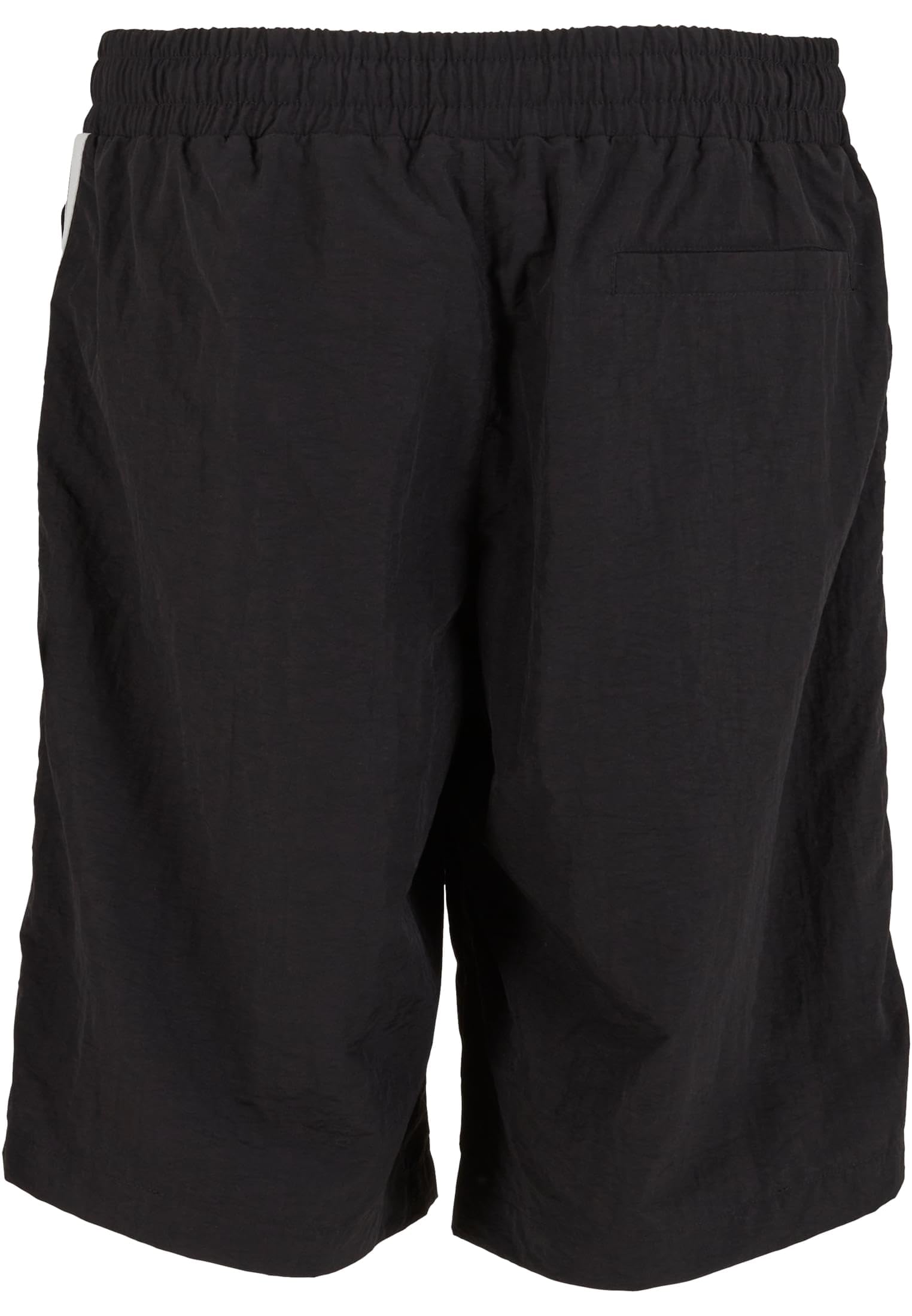 Urban Classics Pantalones Cortos con Franja parcheada Hombre Bañador Negro 100% Nailon