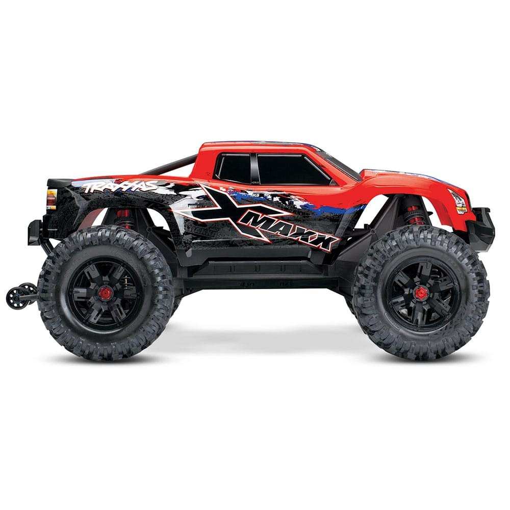 Traxxas 8S 4WD Brushless RTR Monster Truck (Red) with 2.4GHz TQi Radio & TSM 77086-4