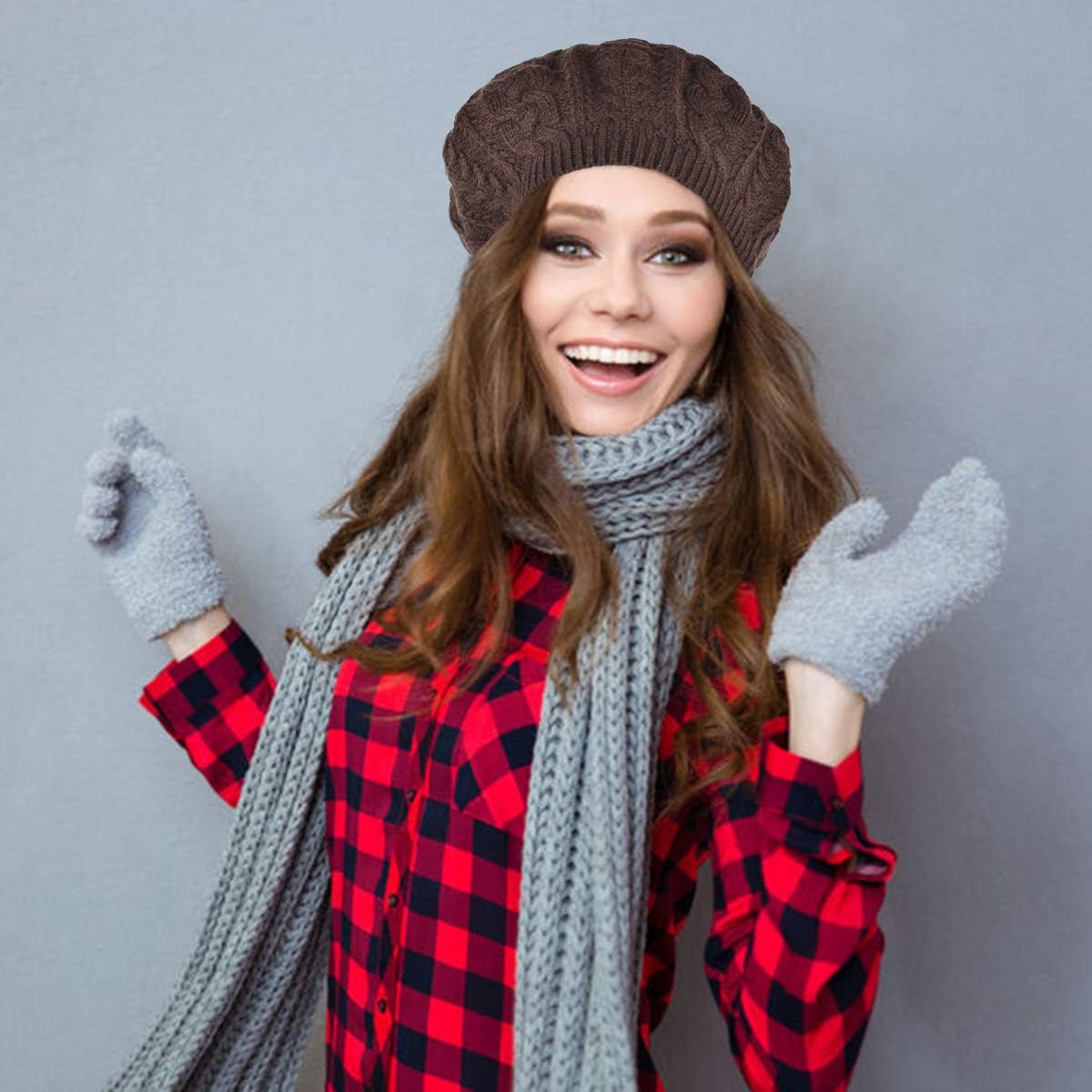 Nollia Soft Knit Solid Color Beanie, Chic, and Lightweight Crochet Knitted Style Beanie Hat for Women, One Size Slouchy Hat - Image 6