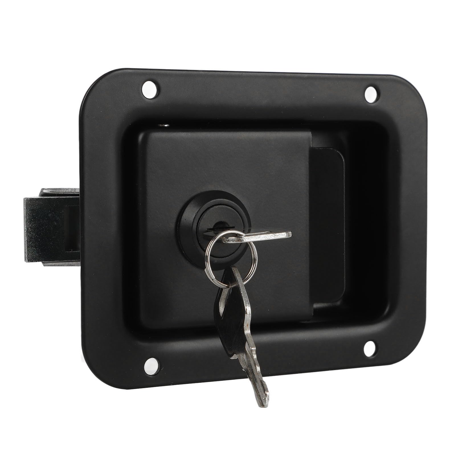 Jelquix Trailer Paddle Door Latch Rugged Reliable Toolbox Locking Handle for RVs Trucks Campers 120x92mm