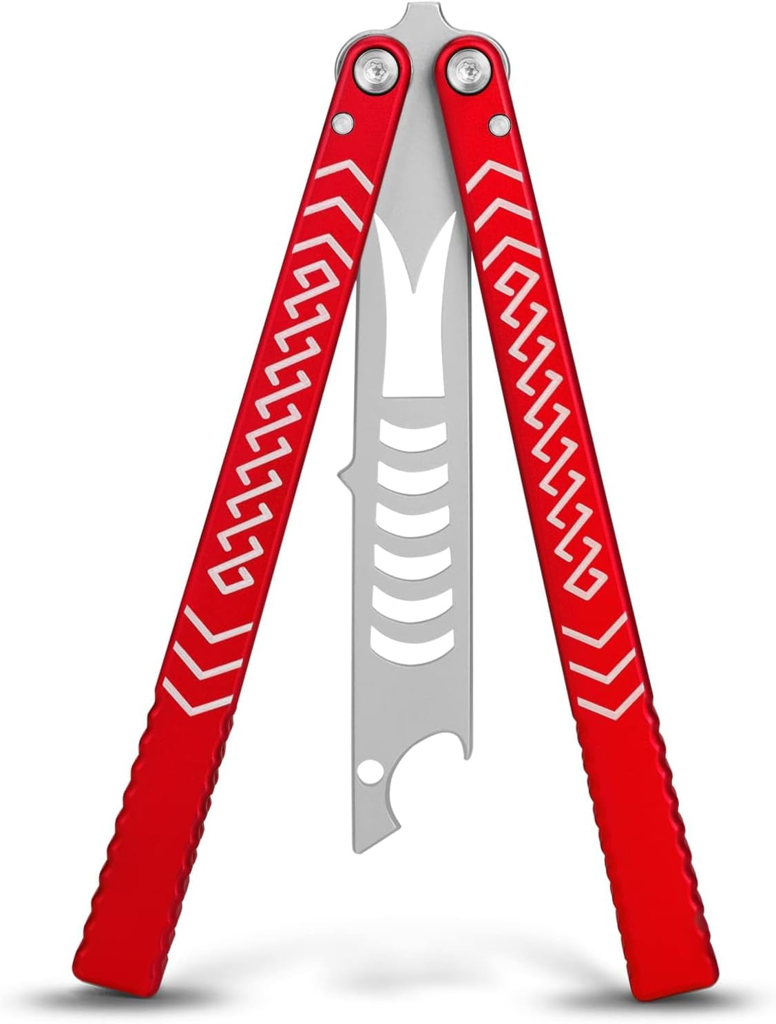 Sistema de buje de doble pivote, mango de aluminio integrado 6061 con pasadores Zen reforzados, abridor de botellas de acero inoxidable que aporta