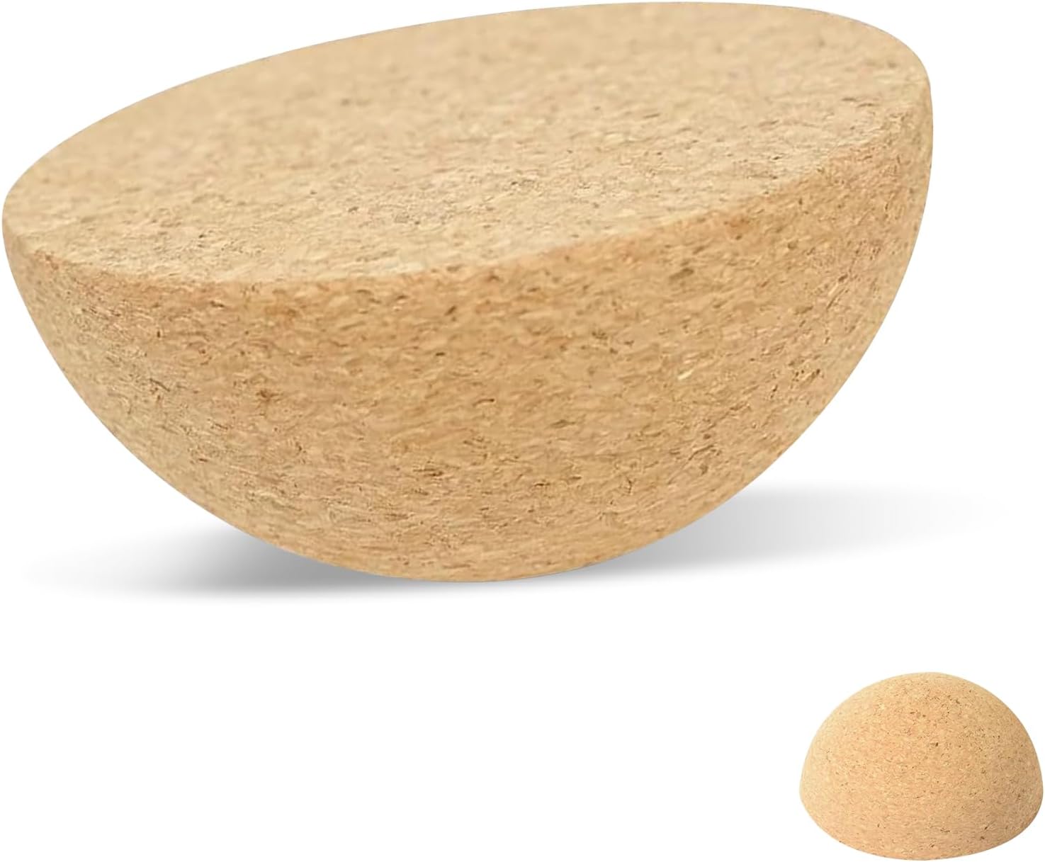 Balance Board Halbkugel Kork Halbkugel 15x7 cm Anti-Rutsch Balance Trainer aus Naturkork f r Gleichgewichtstraining Fitness Pilates Boardsport Kombinierbar mit Balance Board