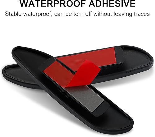 Miniatura 4 de LivTee - Espejo de coche de punto ciego, vidrio HD con marco largo y carcasa de ABS, espejos retrovisores laterales convexos gran angular con