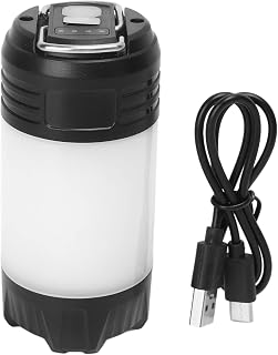 2000mAh 4 Gears Tent Light,LED Camping Lantern Rechargeable, Ergonomic Handle USB Charging Portable Hanging Tent Light, Mini Lantern Flashlight, for Emergency, Hurricane, Outdoor, Power Outage