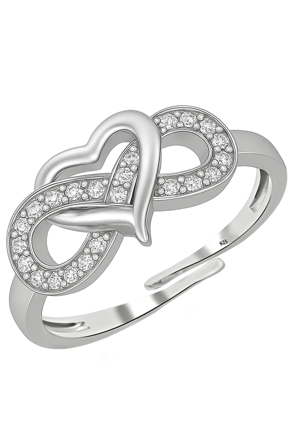 The Marketvilla925 Silver Rings For Women Pure Silver Heart