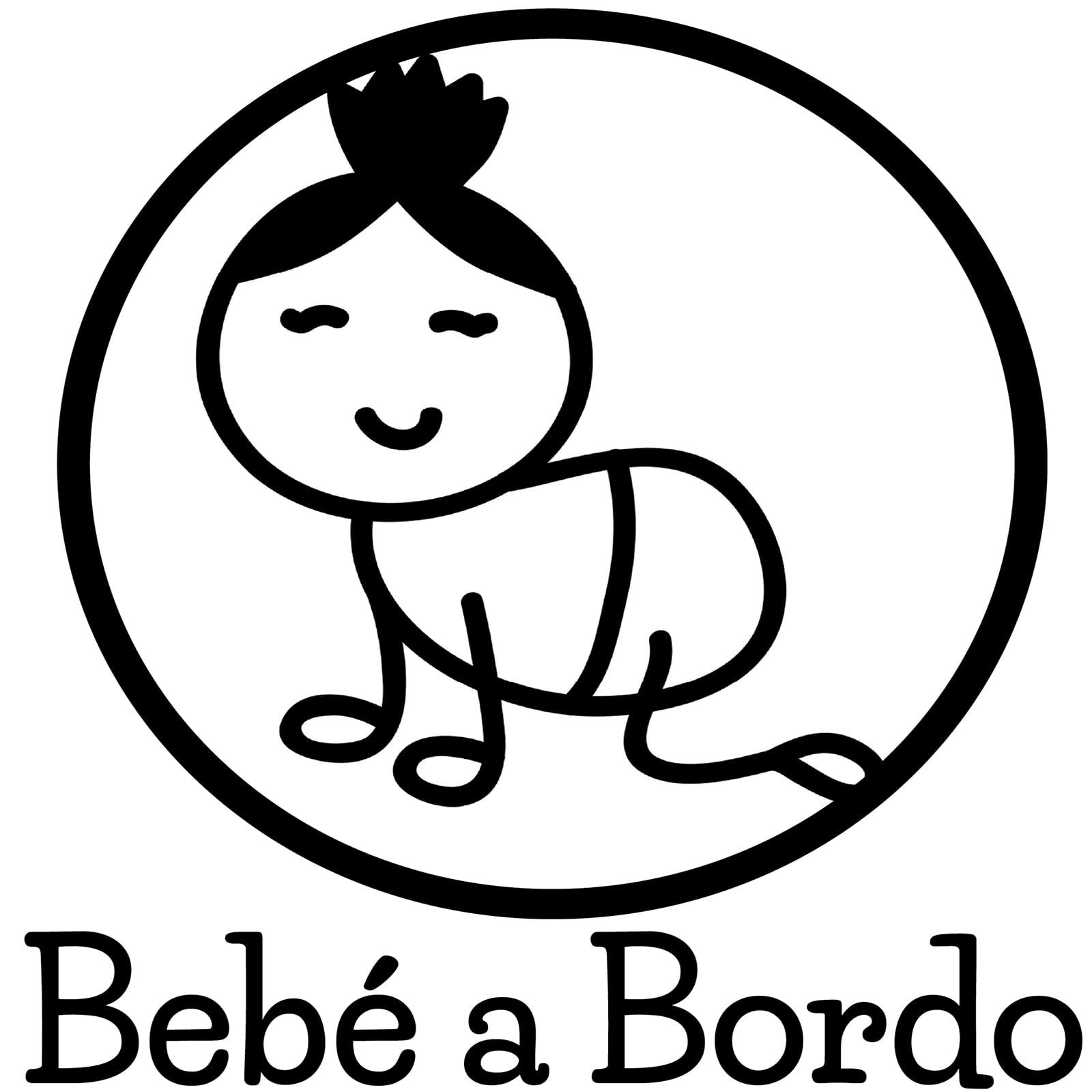 Pegatina Bebé a Bordo. Adhesivo vinilo para coche o moto. Sticker (Baby On Board, Baby In Car) (41.Bebé niño triángulo) — view 16