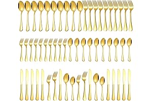 Elegant Gold Flatware Set: Enhance Dining Experiences