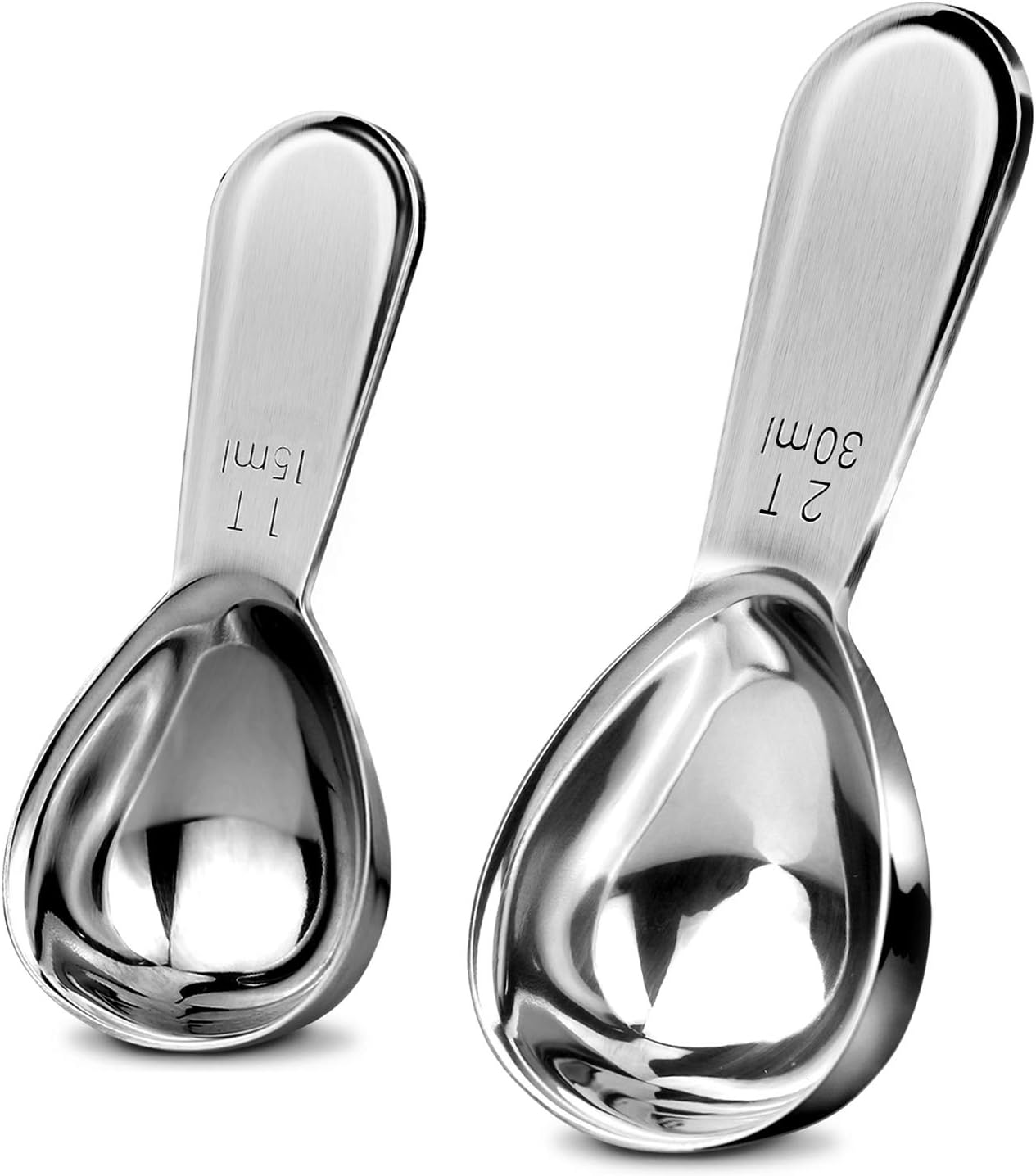 2Piece Coffee Scoops Set Endurance 18/8 Stainless Steel Coffee