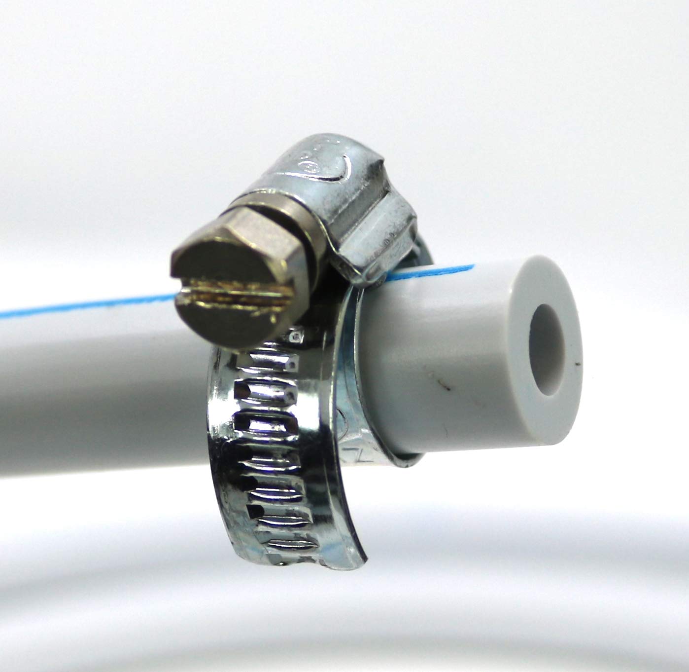 Cao Mixte Kit Flexible De - Longueur Du 1,50 M Diamètre Intérieur : Ø 6 Mm 12 Tuyau À Gaz Universel, Blanc, 150cm EU