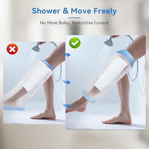 Miniatura 5 de Rodillera impermeable para ducha después de la cirugía, protector de rodilla para ducharse después de la cirugía para cirugía de rodilla,