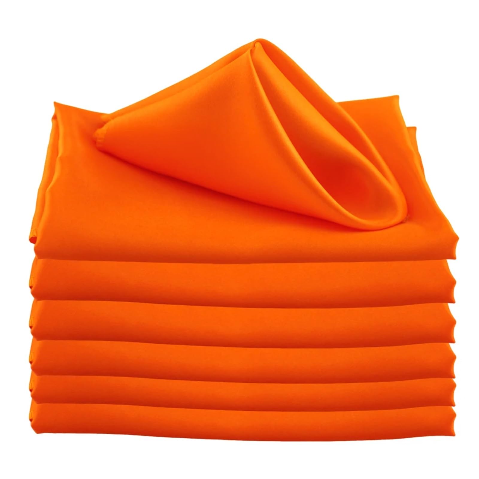 Table Napkins 30pcs 30cm Satin Square Napkins Handkerchief Table Dinner Napkin For Wedding Party Decoration Birthday Christmas Cloth(Color10)