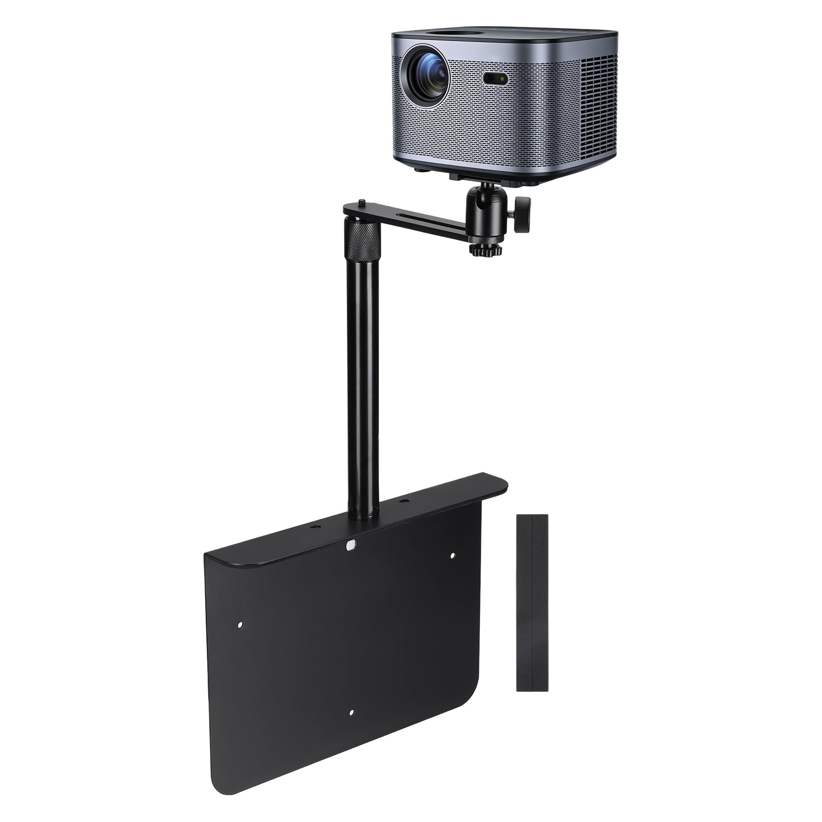 Soporte para proyector sin taladro para sofá cama con tornillo de 1/4 y carga de 6kg 7