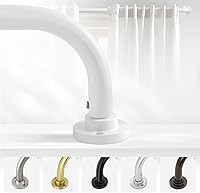 Vista 18 de Barras de Cortina Envolventes de Bronce de 28 a 48 Pulgadas: Barra de Cortina de Ventana Ajustable Opaca de Servicio Pesado para Dormitorio, Barras