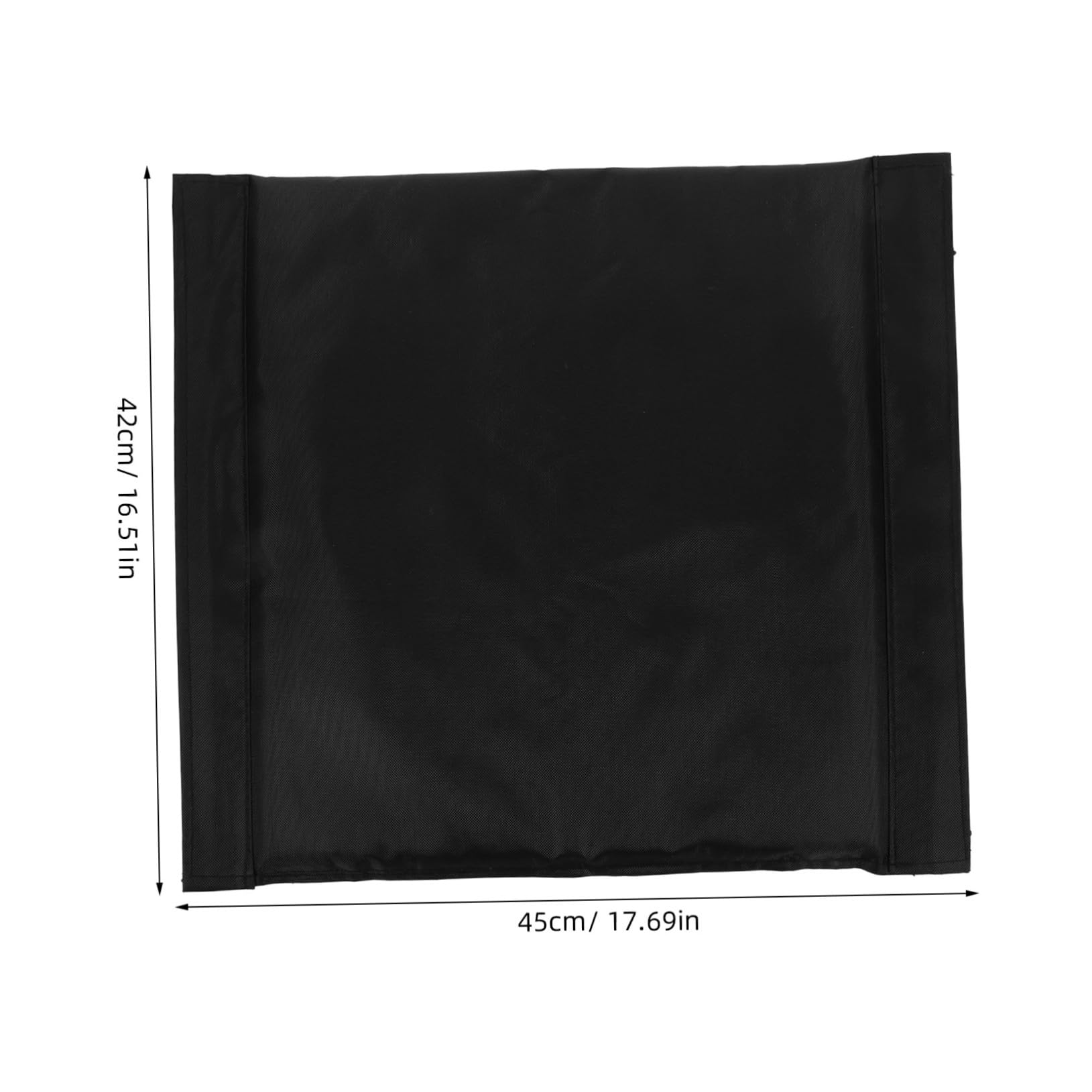 Anneome Cojín de Asiento Transpirable para Silla de Ruedas de Tela Oxford Negra Espuma de Alta Densidad, Fácil de Instalar Verano en Residencias para Personas Mayores