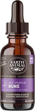 Earth Animal Apothecary - No More Runs for Dogs & Cats - 2 fl oz