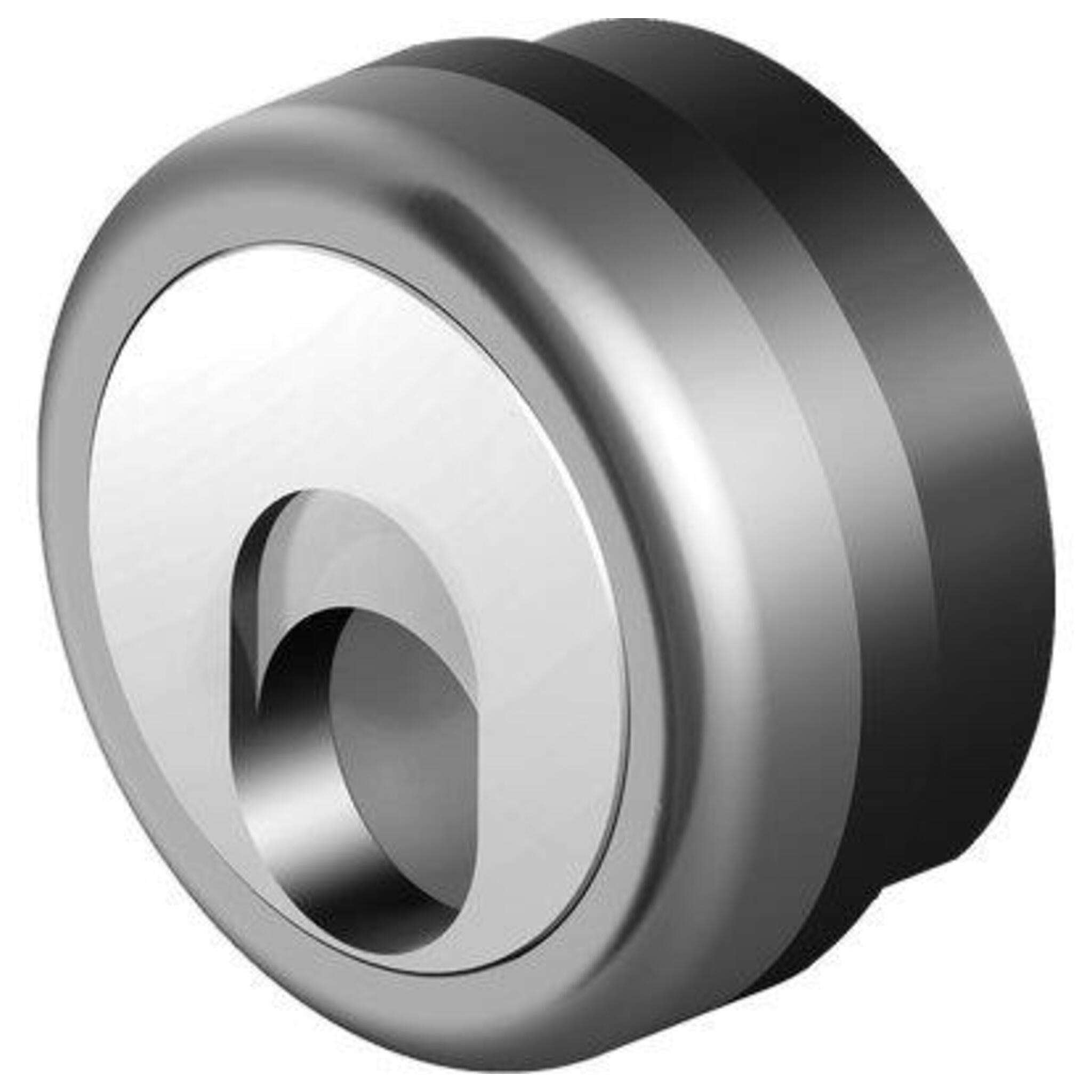 DEFENDER MAGNETICO MRM500 DISEC - INOX CROMO SATINATO F.SAG I.MM 38 D.MM 50 H.MM 15-1 pezzo 93