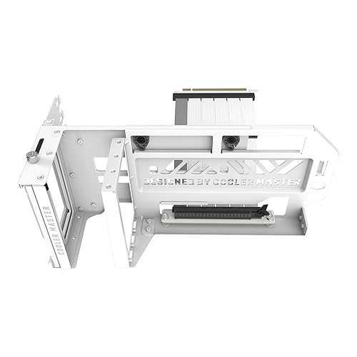 Miniatura 10 de Cooler Master Kit Vertical para Soporte de Tarjeta GPU V3 Blanco, para Placas Madre PCIe 4.0 5.0, GPUs RTX 5090 RX 9070 XT, Carcasa de ABS, 165mm de
