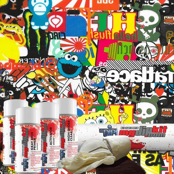 MyDipKit Hydrographics Film Kit DD-900 Ulitmate Stic Pic -Water Transfer Printing