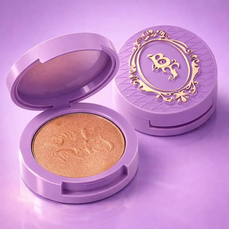 Iluminador Facial Glow Alta Pigmentação, Efeito Radiante Natural, Longa Duração, Textura Aveludada, Maquiagem Profissional