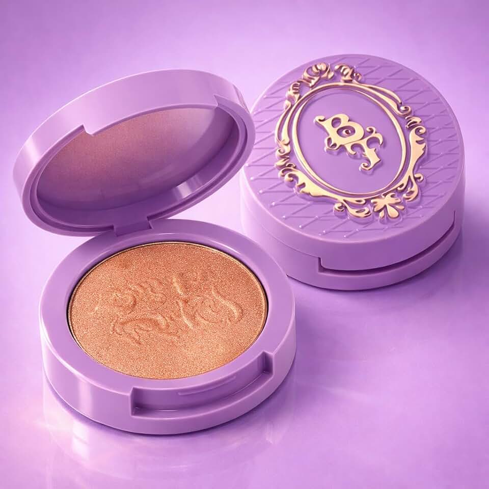 Iluminador Facial Glow Alta Pigmentação, Efeito Radiante Natural, Longa Duração, Textura Aveludada, Maquiagem Profissional