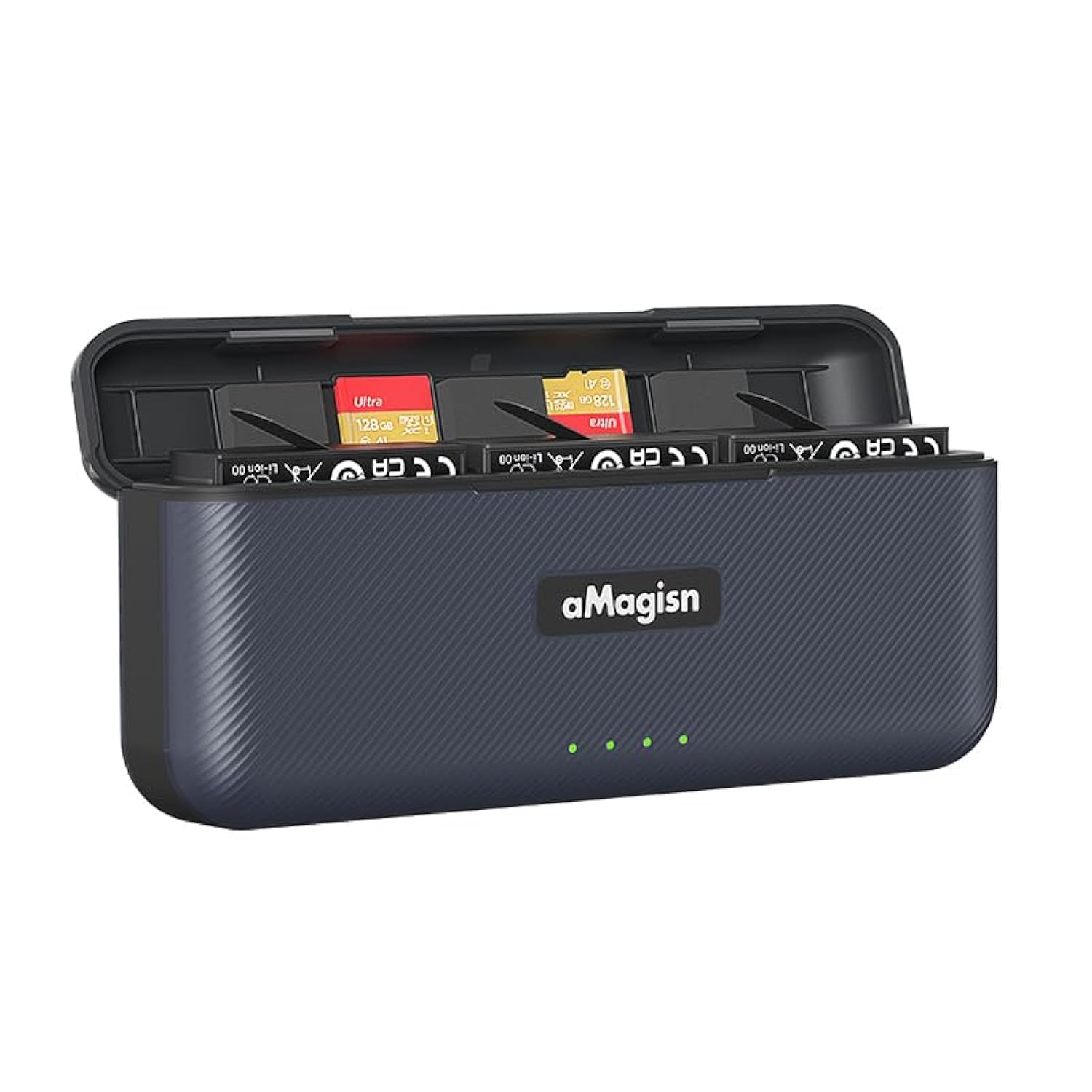 Fast Charger Hub for Insta360 Ace Pro/Ace,Fast Portable 3 Channel Battery Charging Storage Station